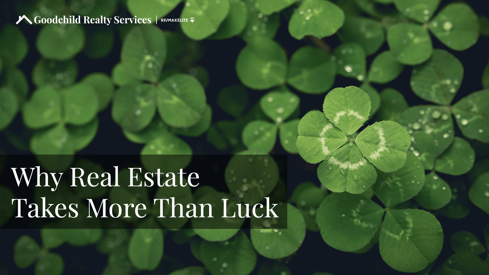 Why Real Estate Takes More Than Luck