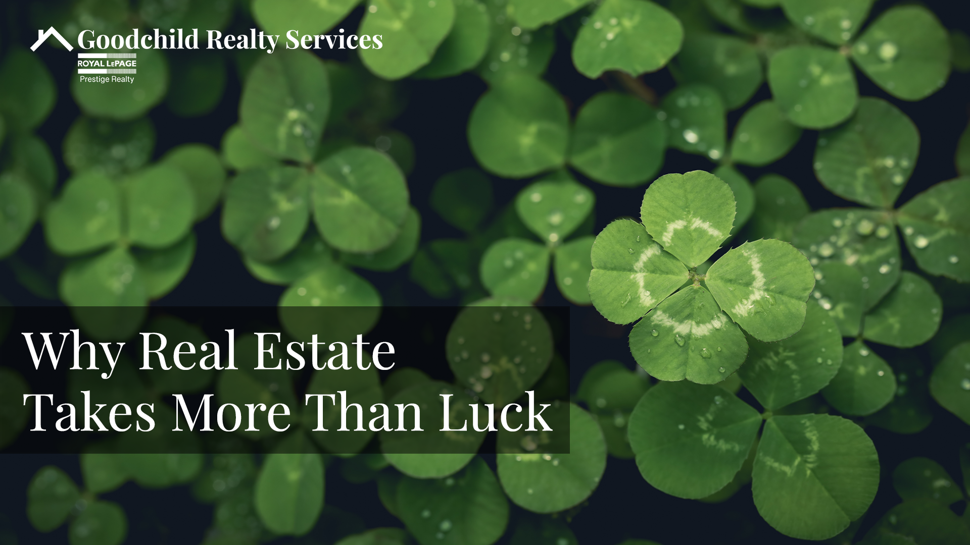 Why Real Estate Takes More Than Luck
